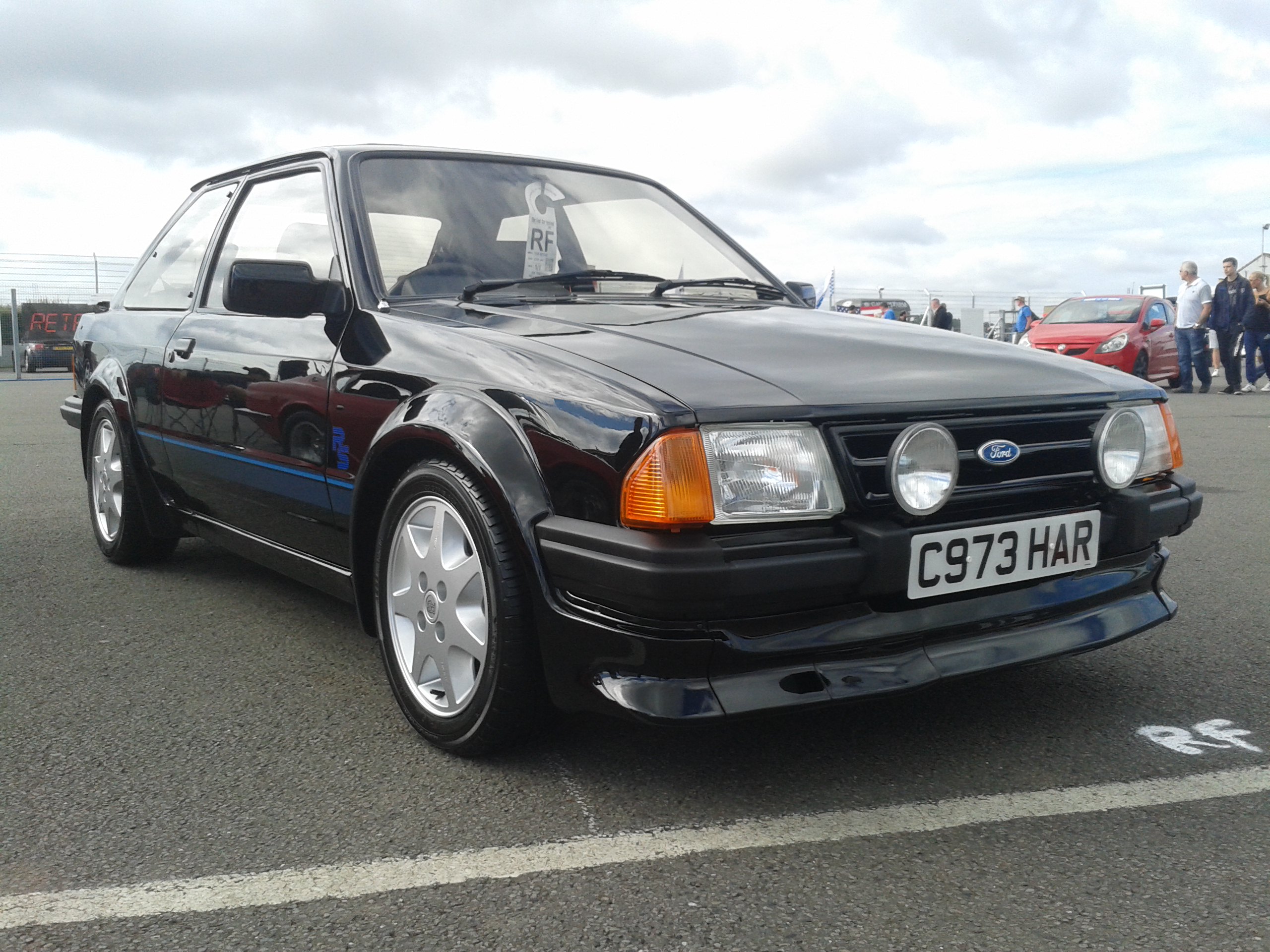 Black Ford Escort RS Turbo 